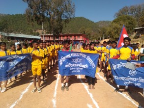 बैतडीमा पालिकास्तरीय रनिङसिल्ड प्रतियोगिता धमाधम सञ्चालन हुदै